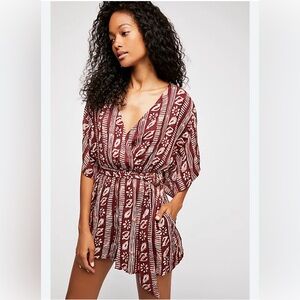 Free people Put A Ring On It Romper Size Large